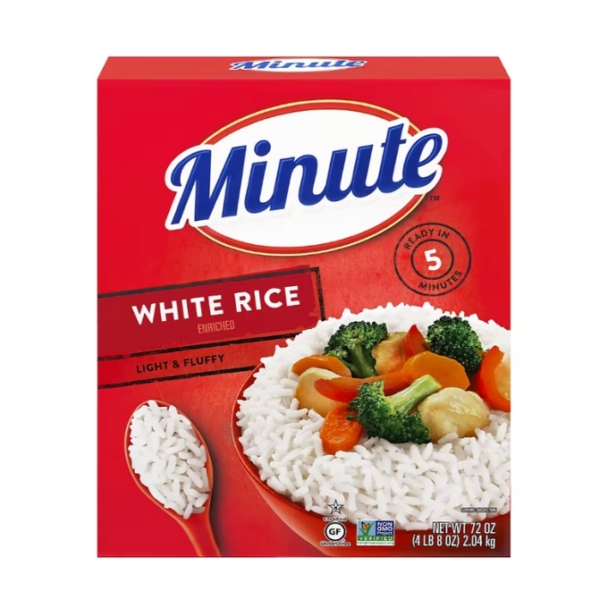 Bj's-Minute Long Grain White Rice