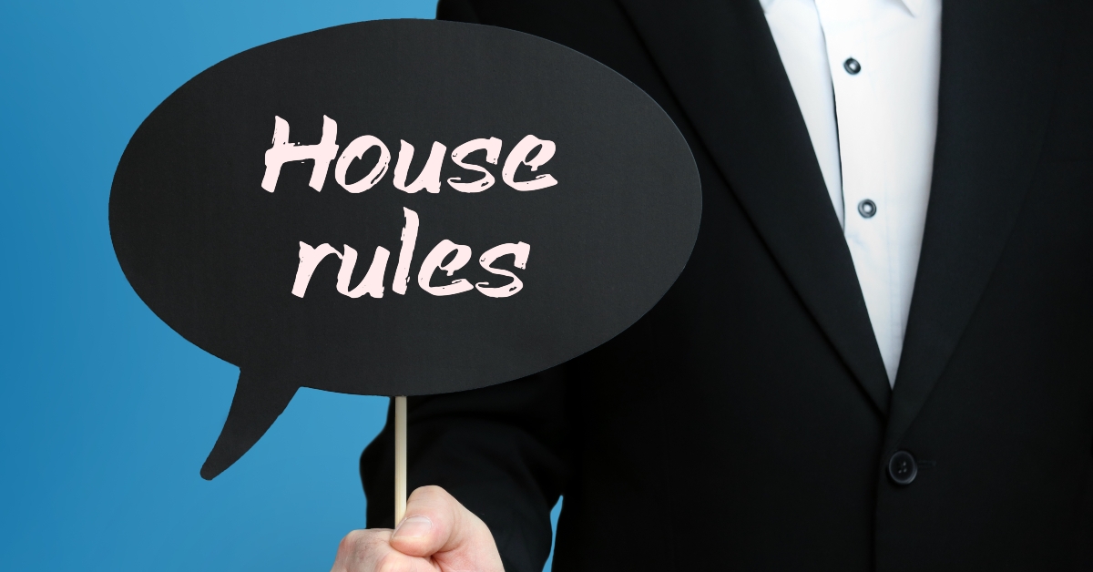 businessman holds speech bubble