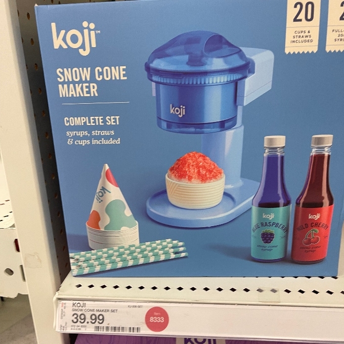 Koji Snow Cone Maker Set