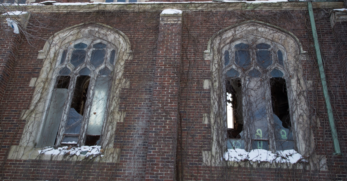 abandoned st. agnes church