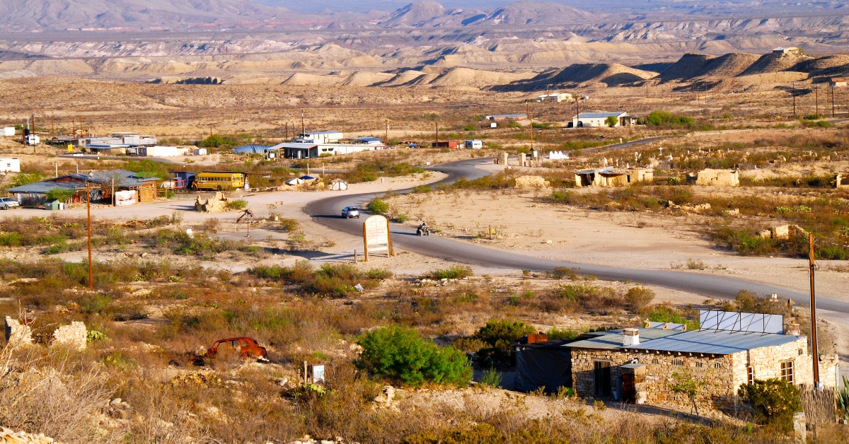 desert town of terlingua in texas