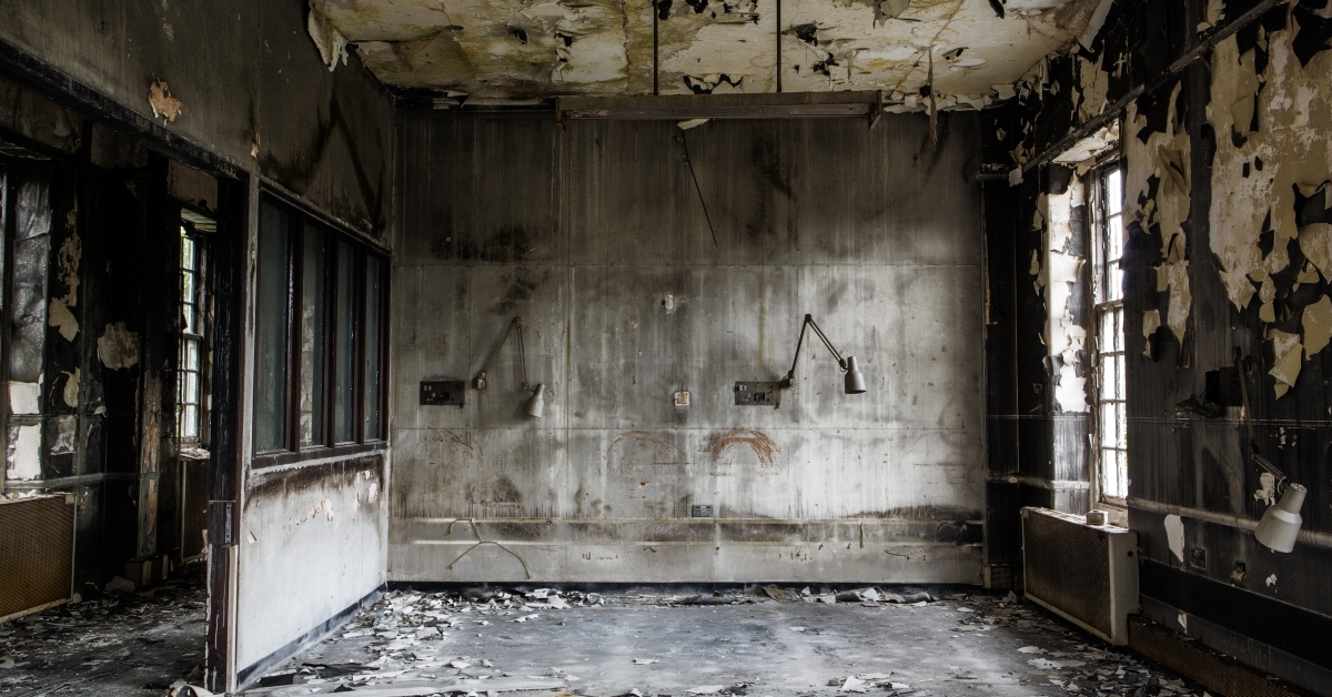 old abandoned building