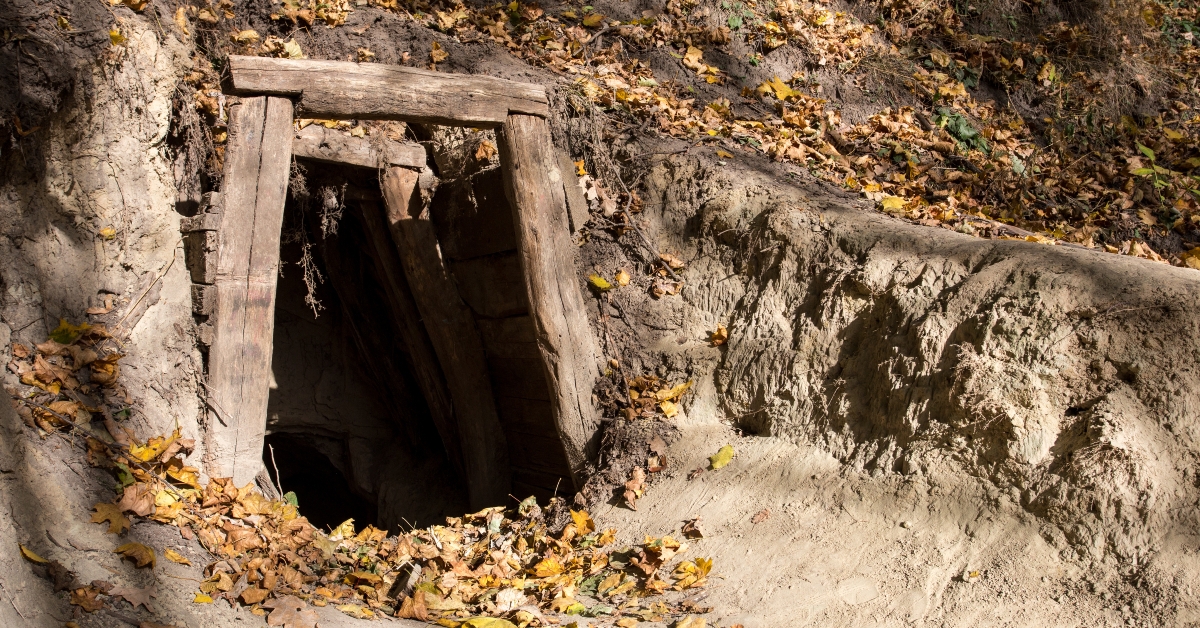 old mine entrance