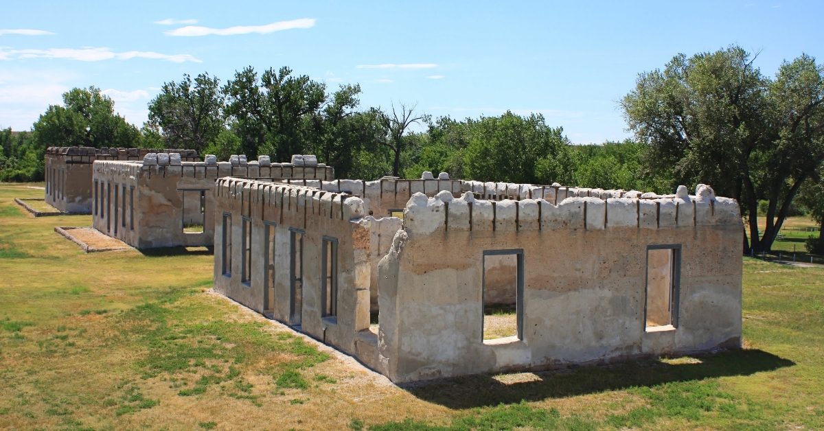 ruins at fort laramie national historic site