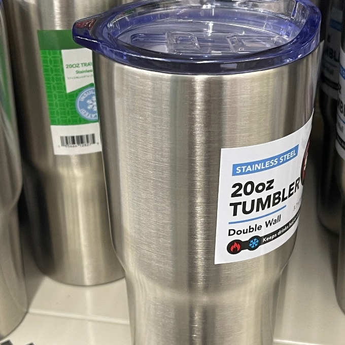 stainless steel 20-ounce tumbler