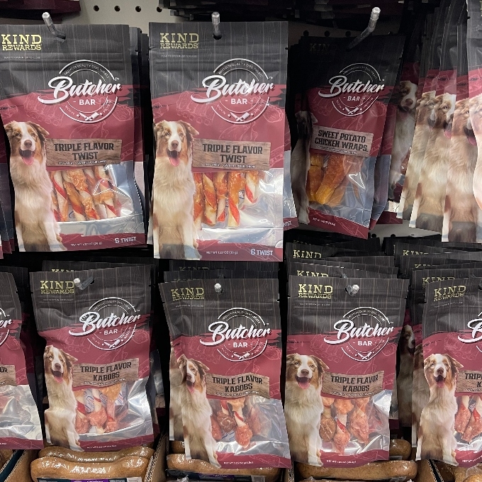 triple flavor twist dog treat
