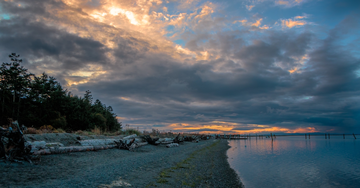 sunset sequim washington beach