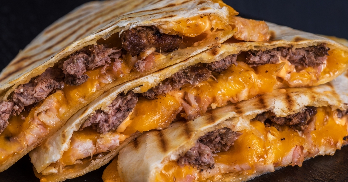 Quesadilla with beef