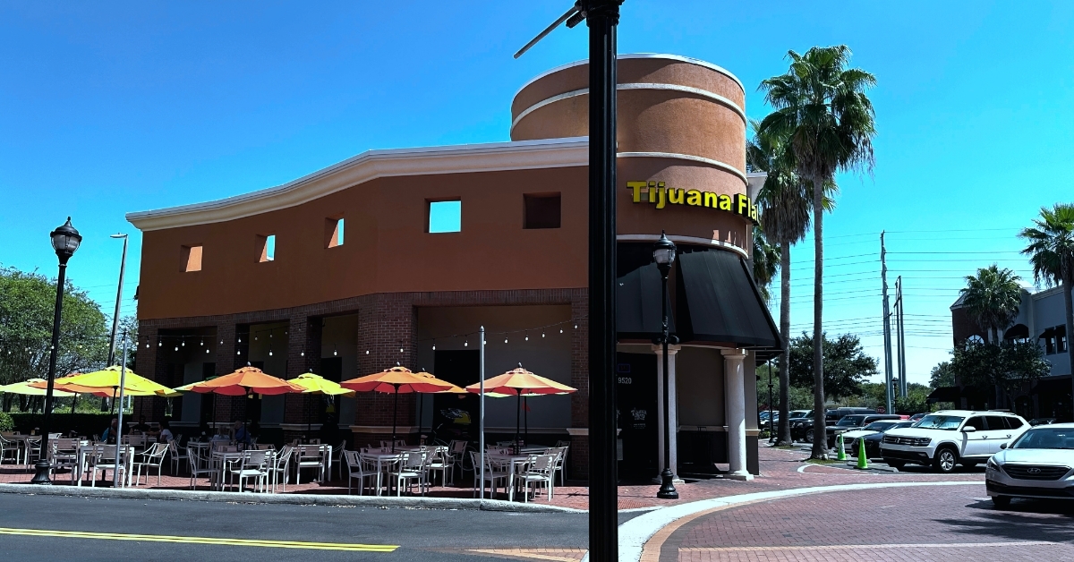 tijuana Flats Restaurant outdoor dining