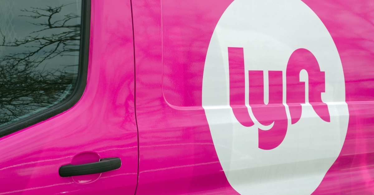 Lyft Van in Downtown Detroit