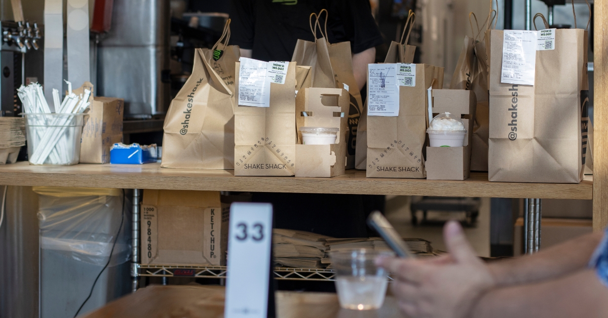 orders on the shelf