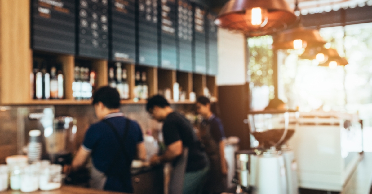 coffee shop bar counter