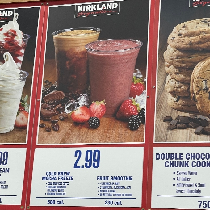 Fruit Smoothie or Cold Brew Mocha