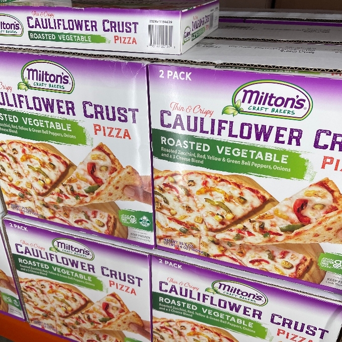 Milton’s Cauliflower Crust Roasted Vegetable Pizza