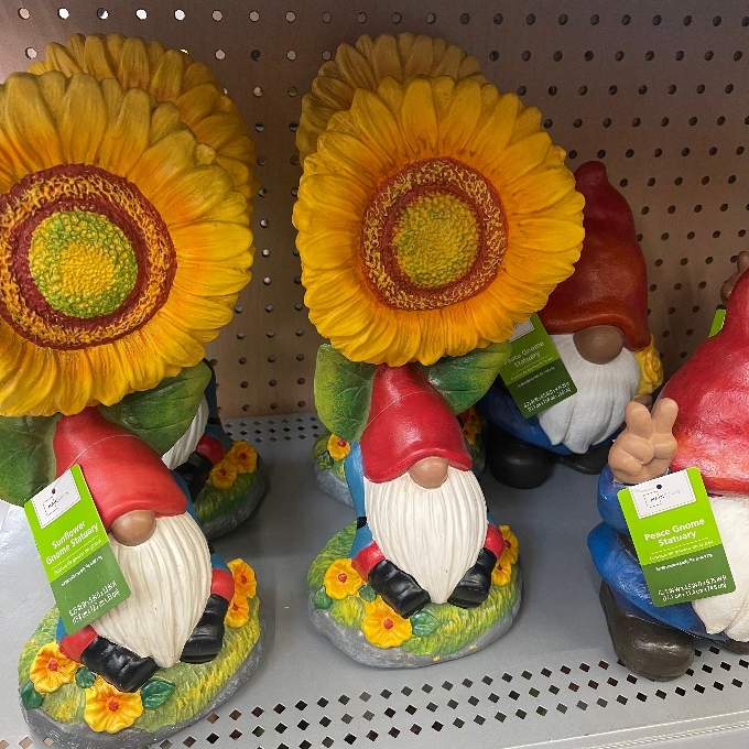 mainstays sunflower gnome
