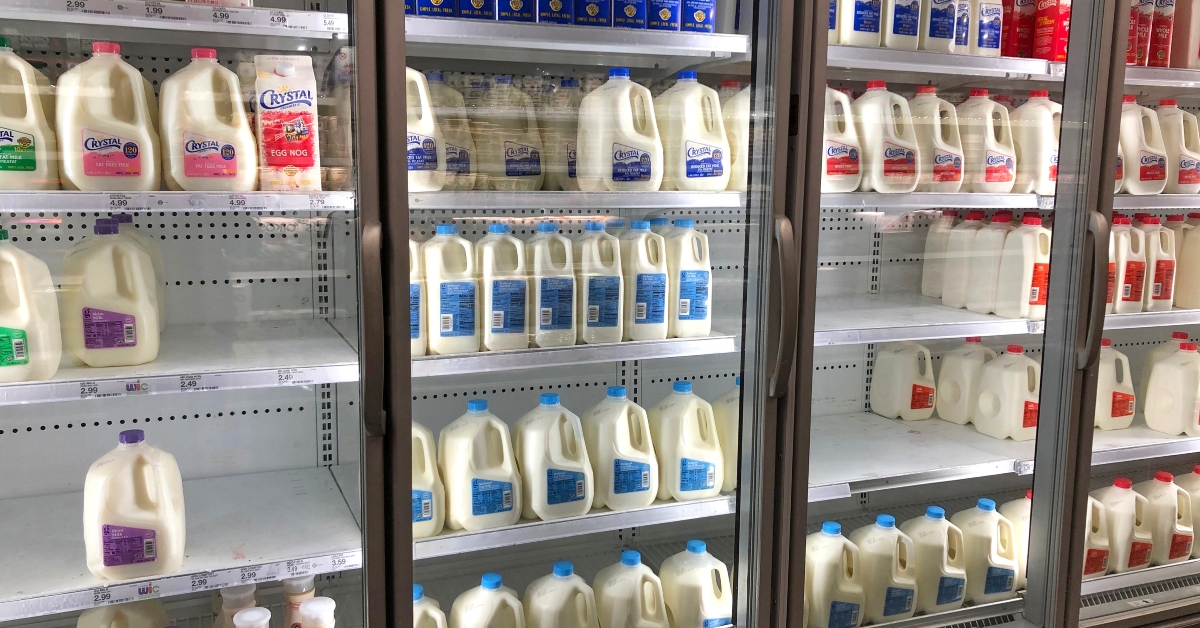 dairy isle in grocery store