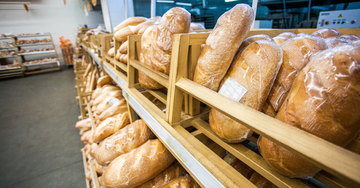 fresh crisp loaves bread