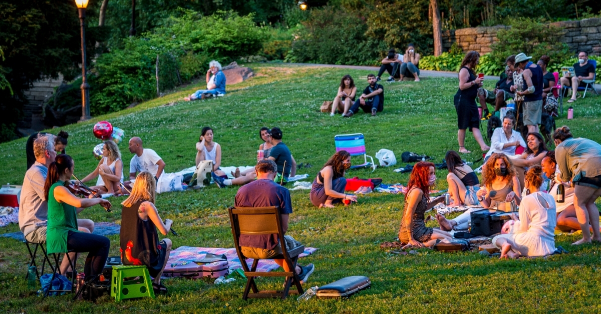 people enjoying party at outdoor lawn