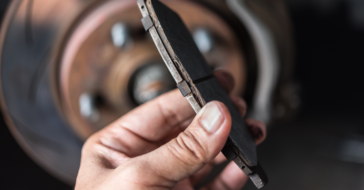 disc brake and asbestos brake pads