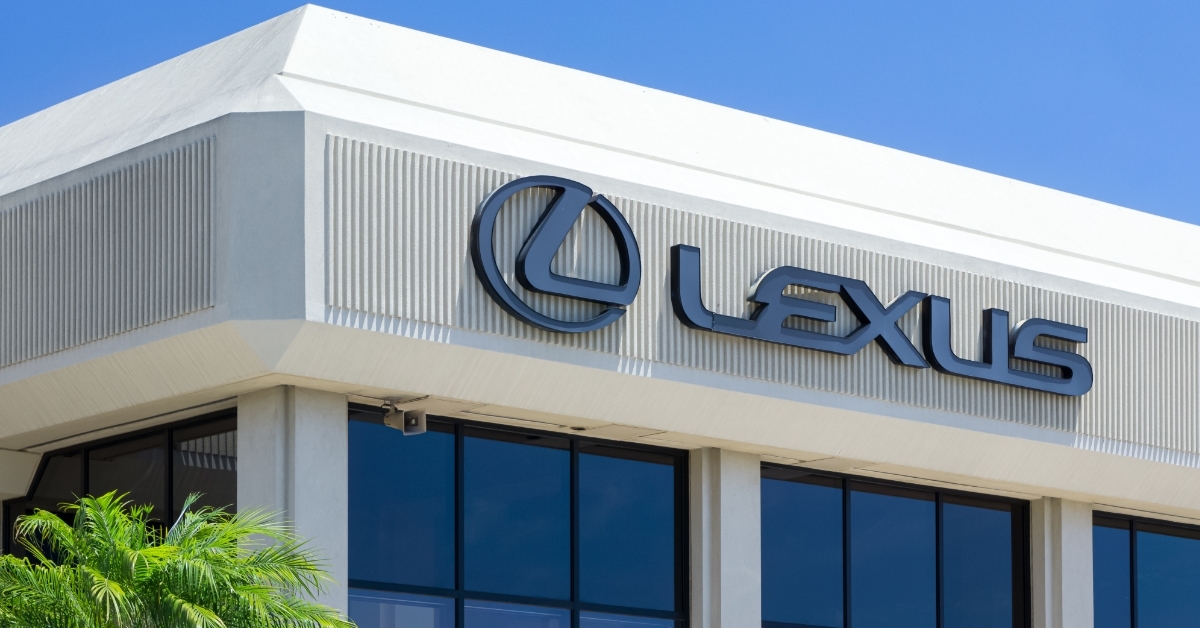 Lexus Automobile Dealership and Logo