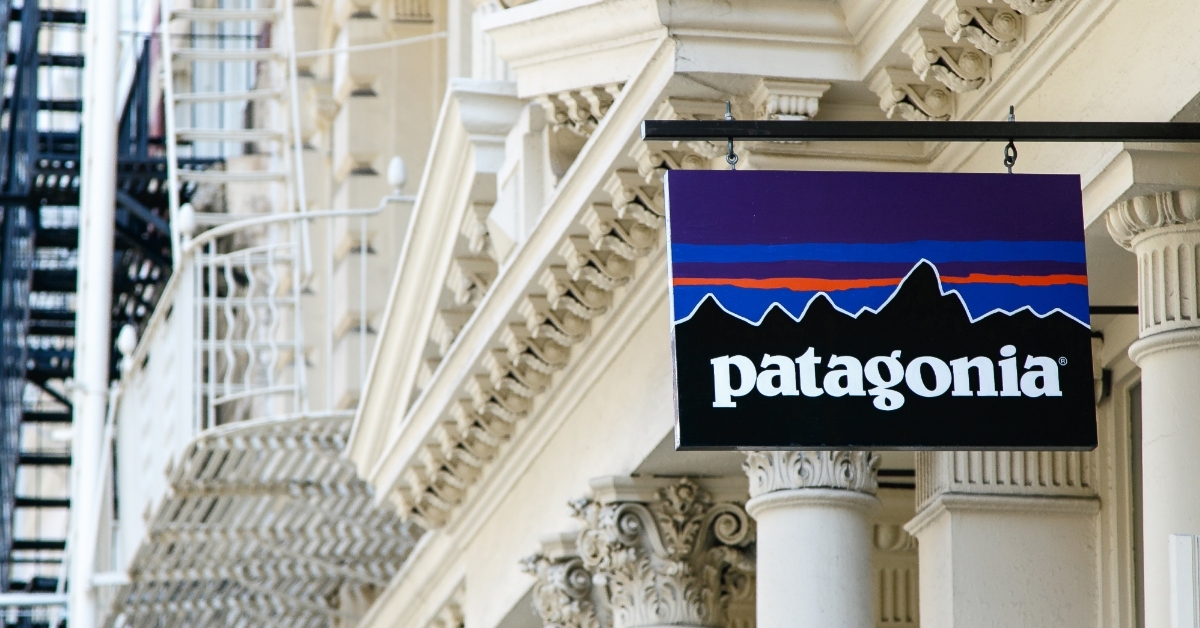 Patagonia store banner