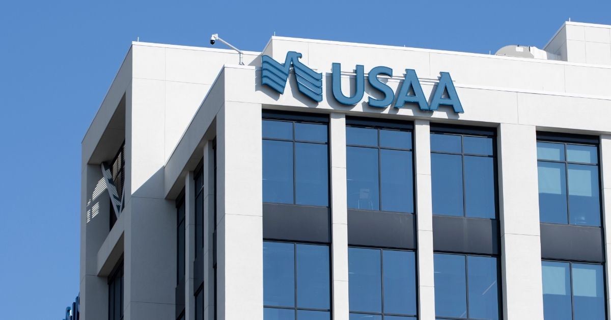 USAA logo in Charlotte North Carolina