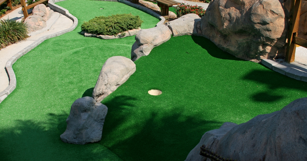 crazy golf course