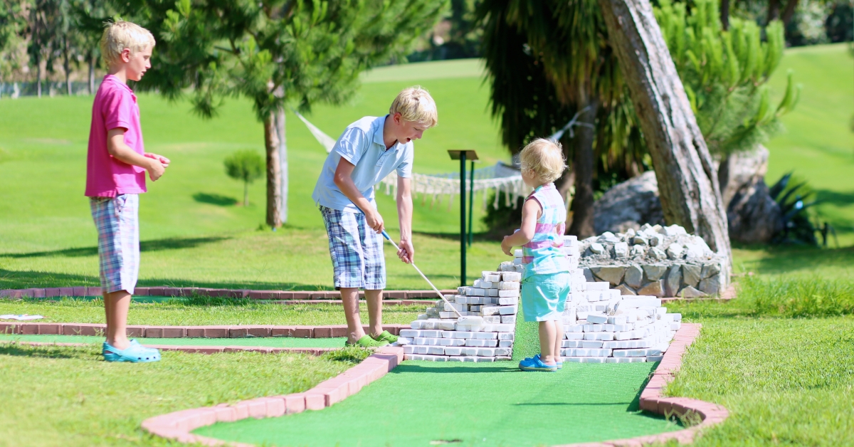group of kids playing
