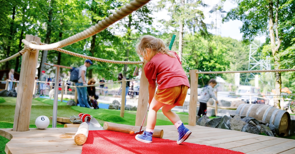 happy toddler having fun outdoor