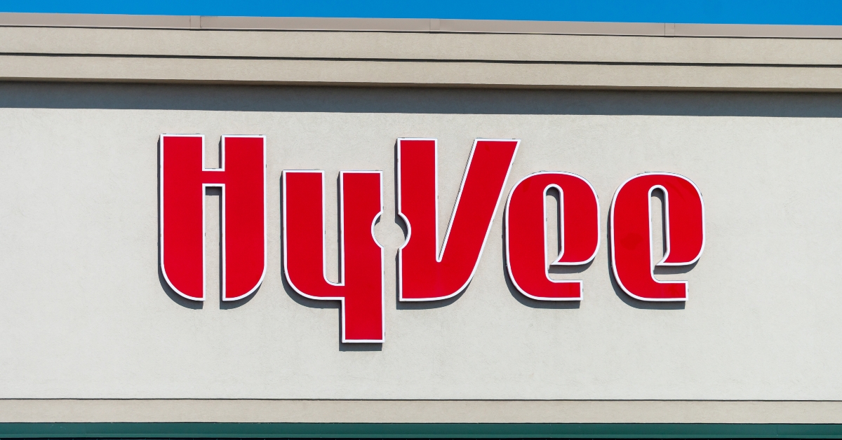 hy-vee retail grocery trademark logo