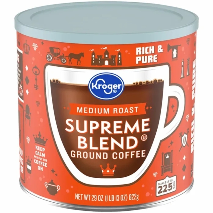 supreme blend ground coffee