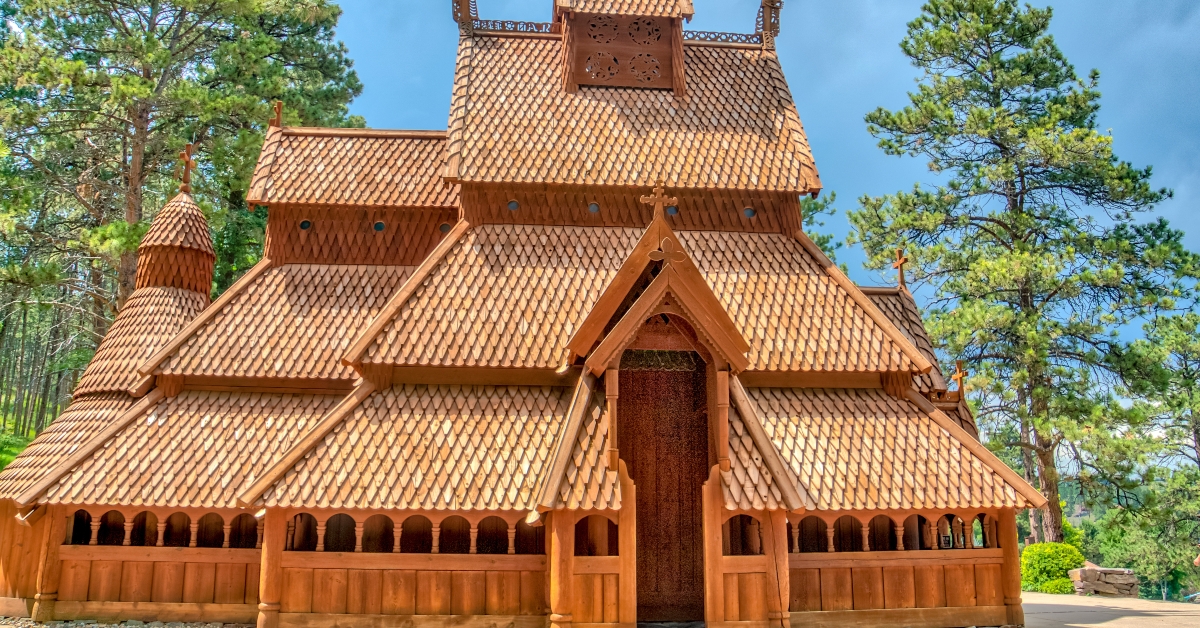 historic chapel in the hills