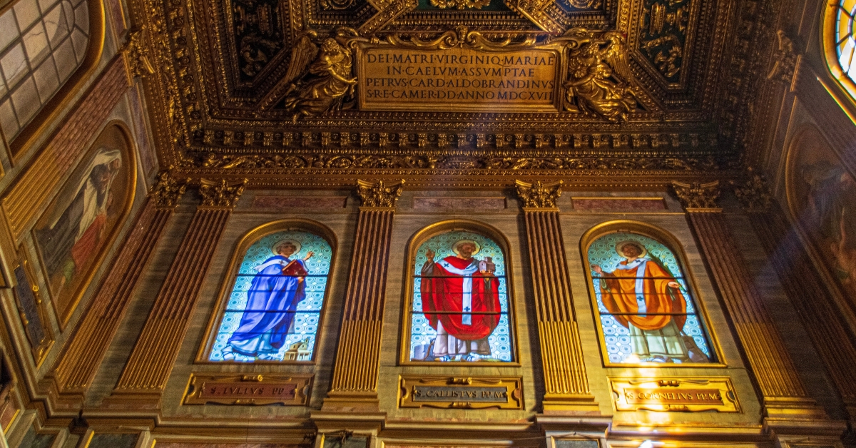 interior of the cathedral of st mary