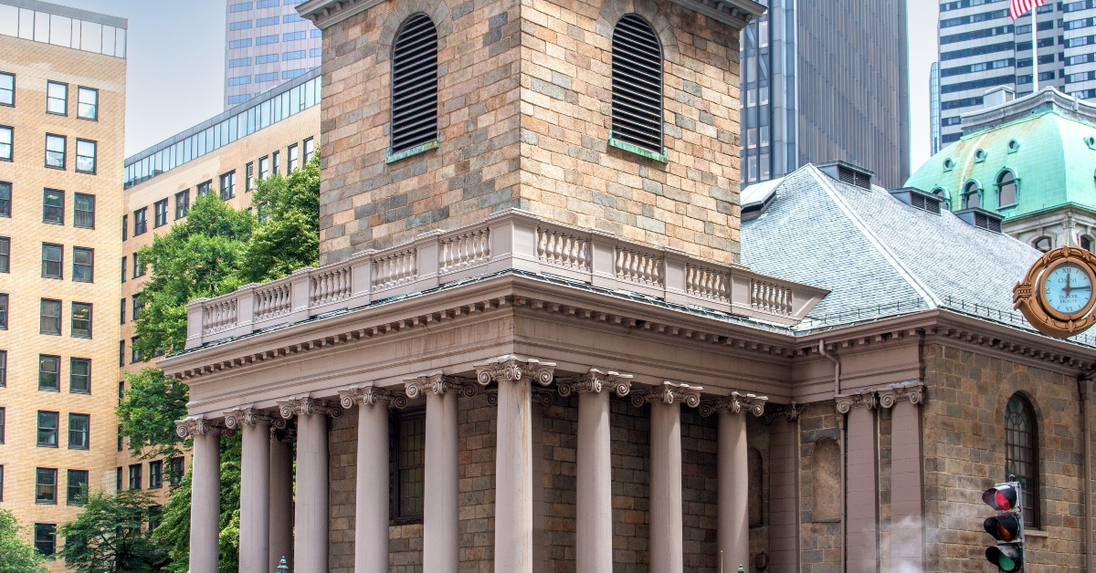 king's chapel on the freedom trail boston