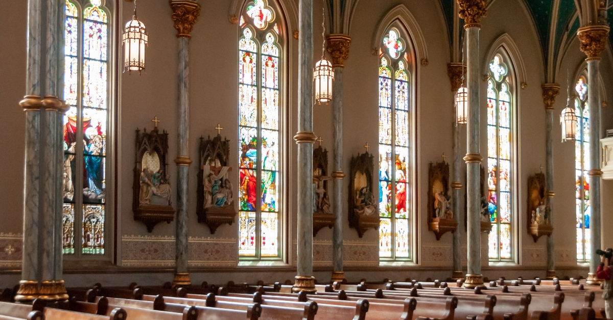 stained glass window