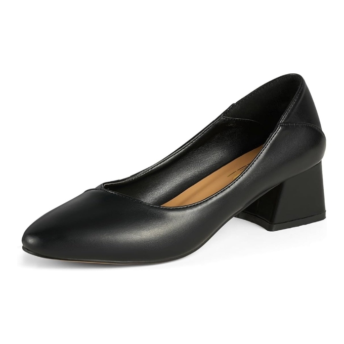 pumps with chunky block heel