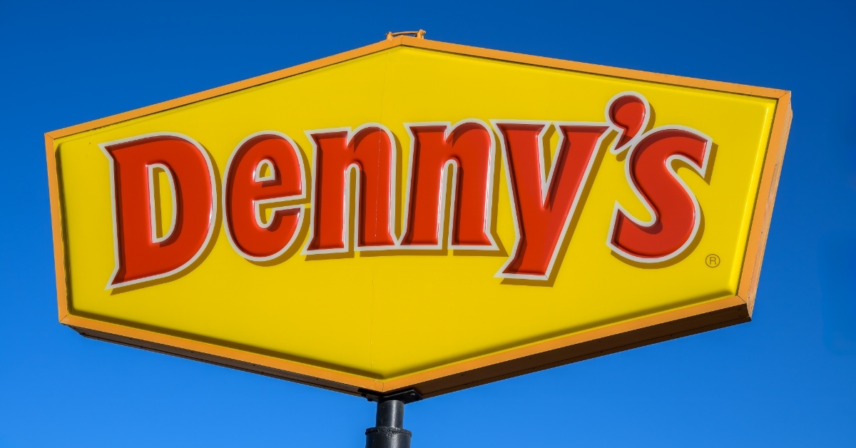 Ridgecrest California Denny's restaurant sign