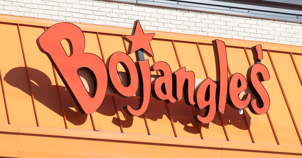 Bojangles sign in Charlotte, North Carolina