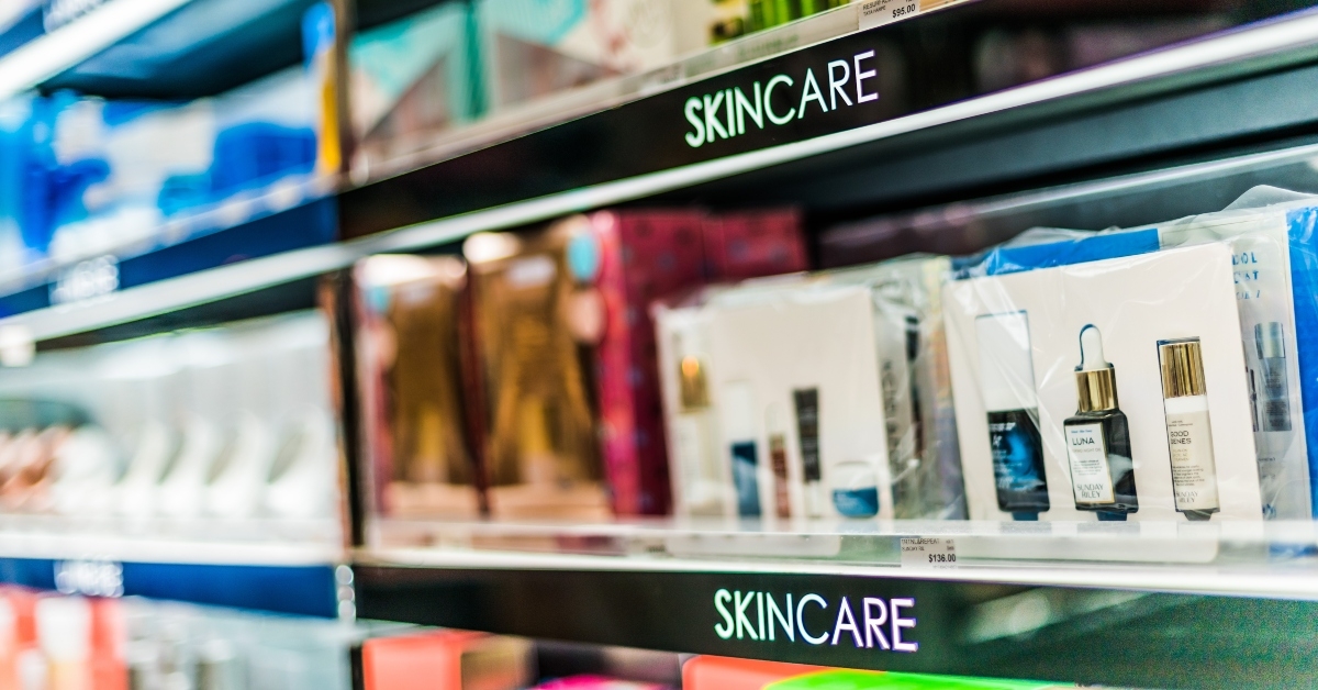 cosmetics and skincare products