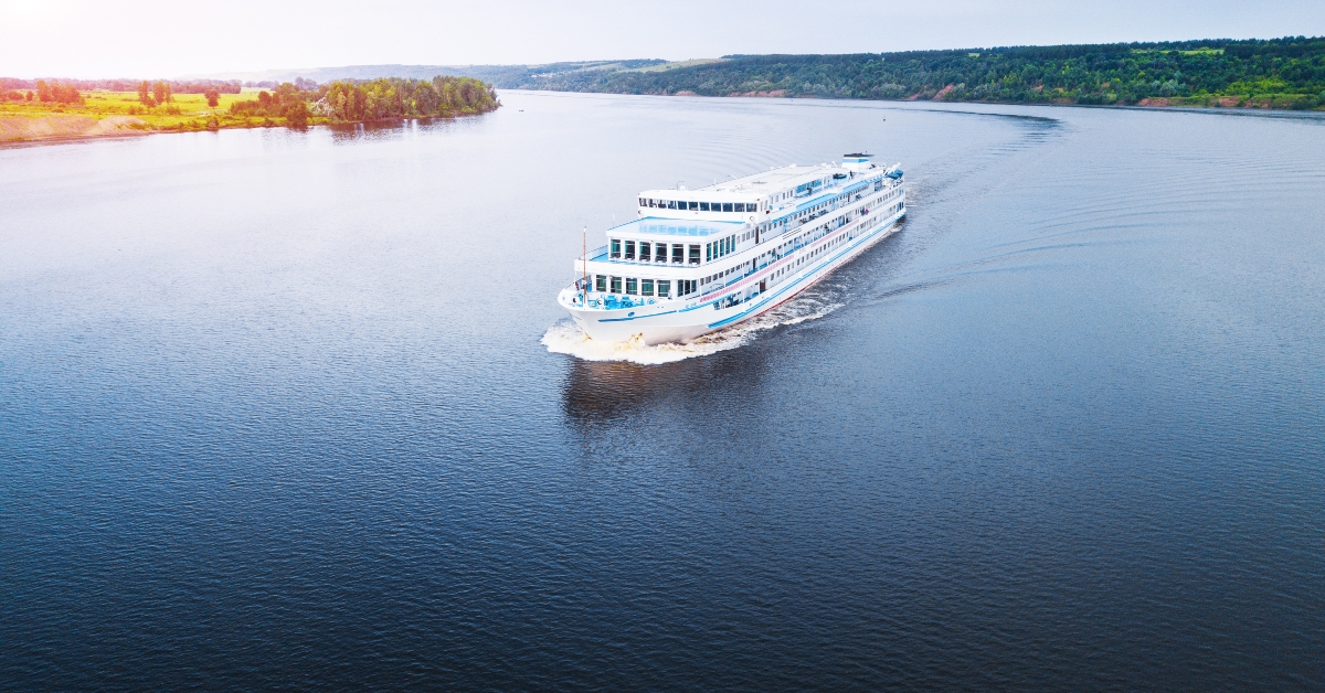 cruise boat on kama river