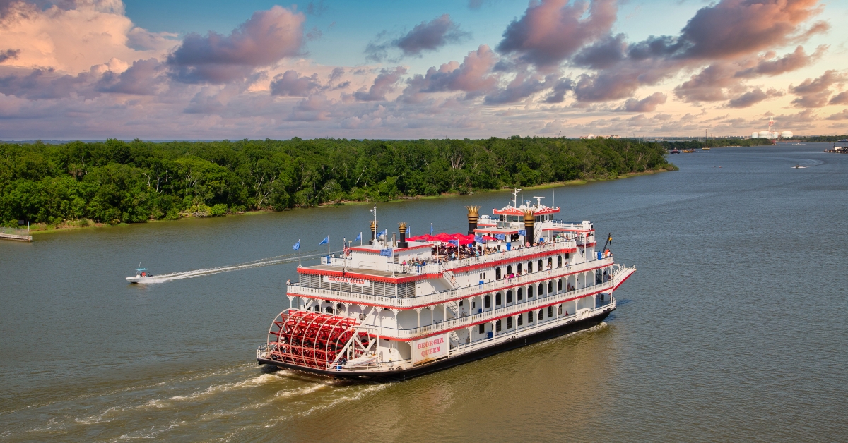 georgia queen sailing savannah river