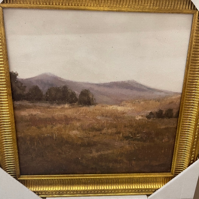 threshold prairie land framed canvas board