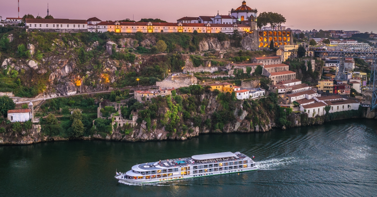 scenery by douro river