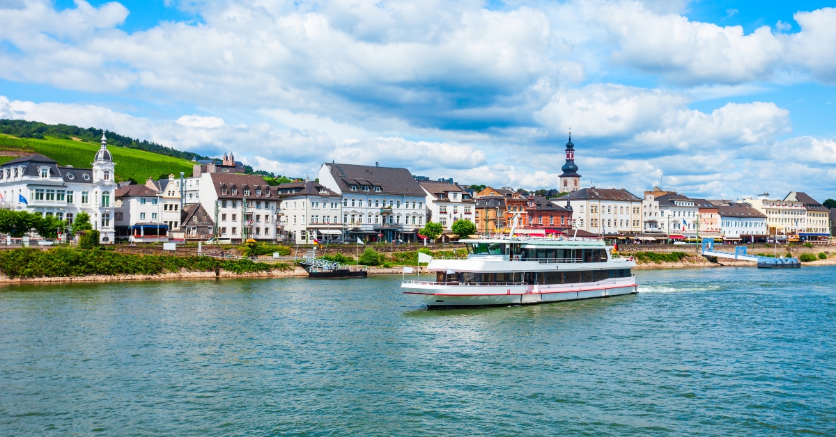 tourist cruse boat in germany