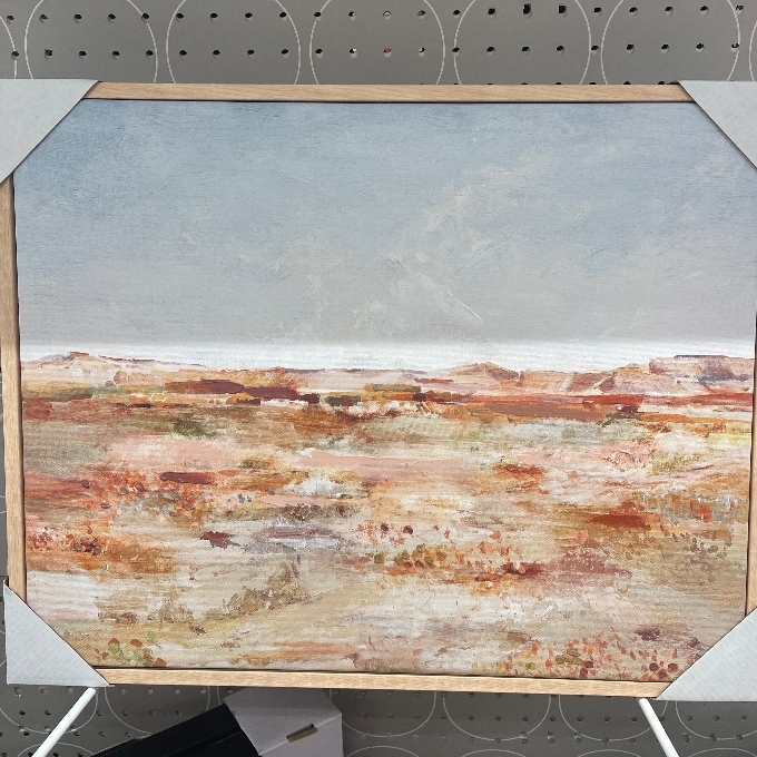 warm colors landscape painting