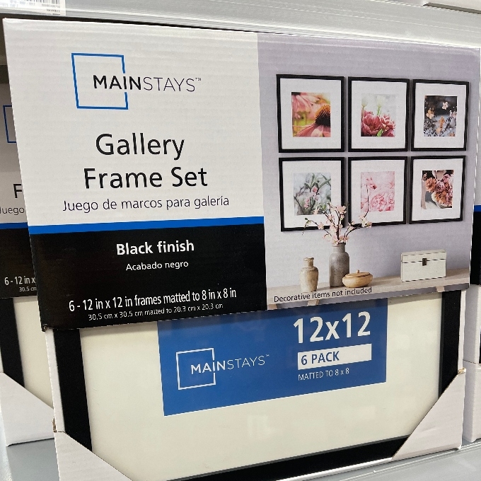 mainstays gallery frame set 