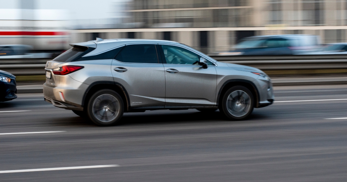 silver lexus rx