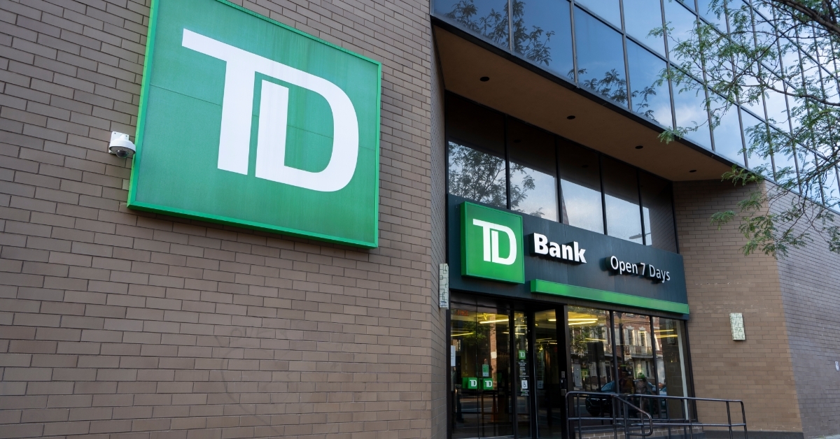 TD Bank building in Philadelphia Pennsylvania