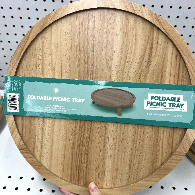 foldable picnic tray