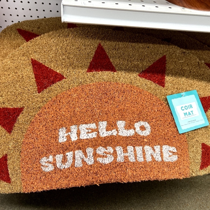 hello sunshine coir mat